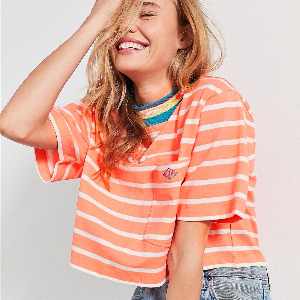 Beachy vintage crop top